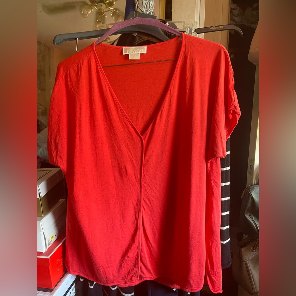 Michael Kors Coral pullover.